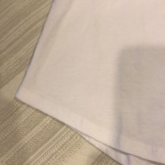 Chrldr “Nevermind” w. Palm Tree White Tank Top - Size S - Picture 5 of 7